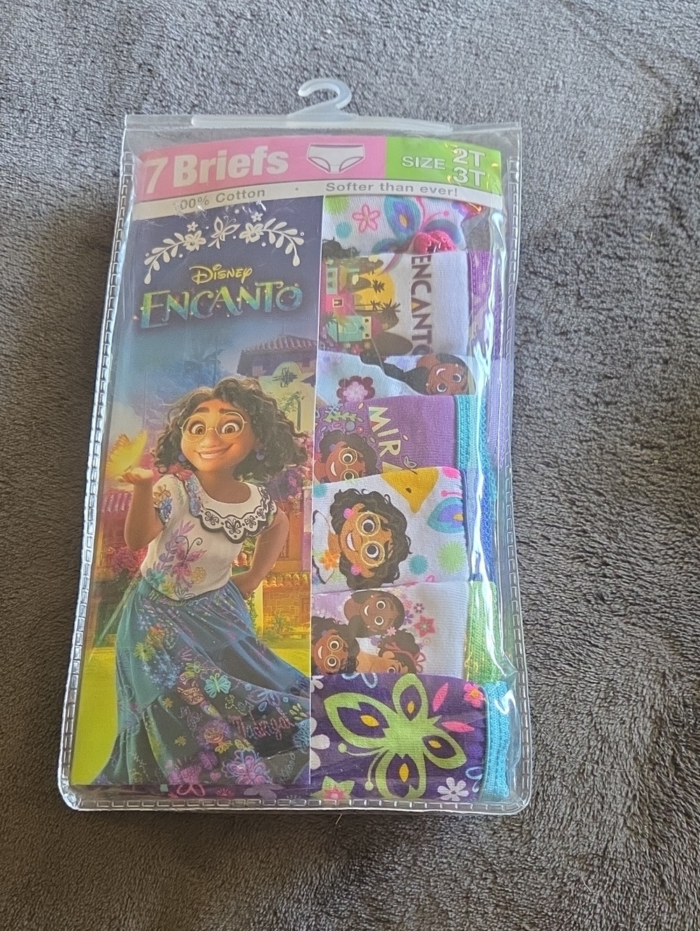 Disney Encanto Girls' 7-Pack Briefs - Multicolor Size 2t To 3t